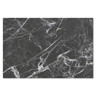 Marmor Klinker Dark Marble Sort Modulært Mat 66x132 cm